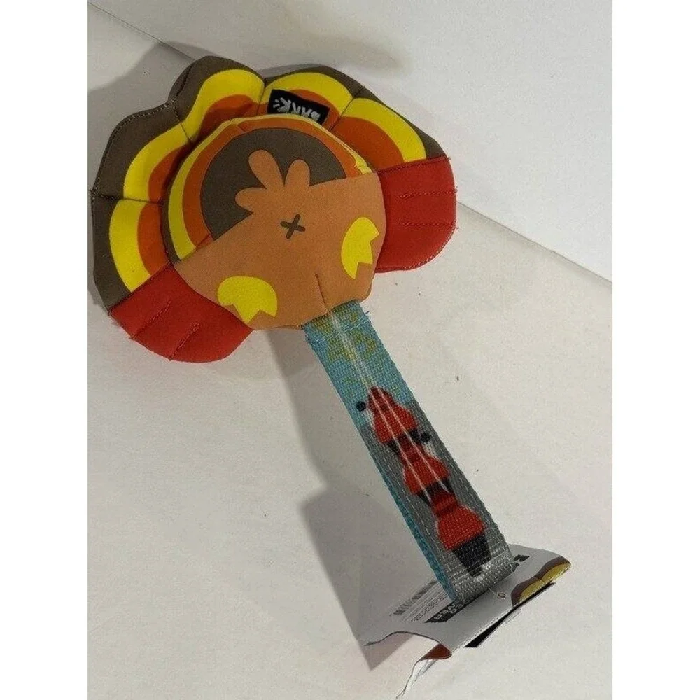 Bark Box Turkey Tug Parade Super Chewer Dog Toy‎ New Size Medium 20-50 lbs